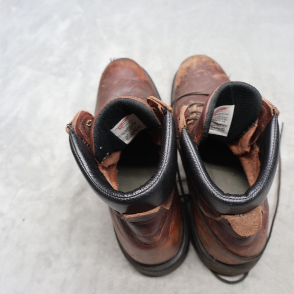 Red Wing Mens 14B Work Boots Brown SuperSole 2.0 Leather Steel Toe USA Made main image 14